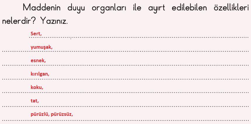 3. Sınıf Fen Bilimleri İpekyolu Yayınları 2. Kitap 63. Sayfa-C Cevapları