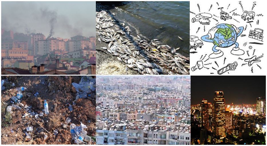 İnsan Kaynaklı Çevre Kirliliği Çeşitleri